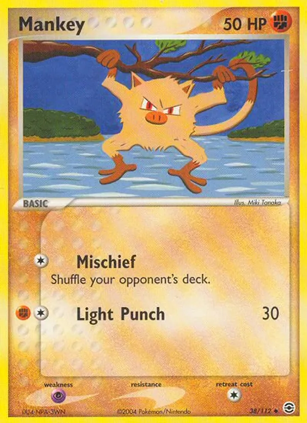 Mankey 38/112 FireRed & LeafGreen