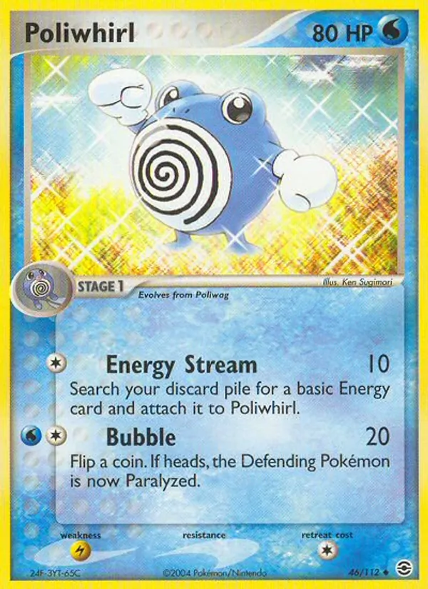 Poliwhirl 46/112 FireRed & LeafGreen