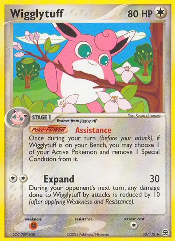 Wigglytuff 52/112 FireRed & LeafGreen