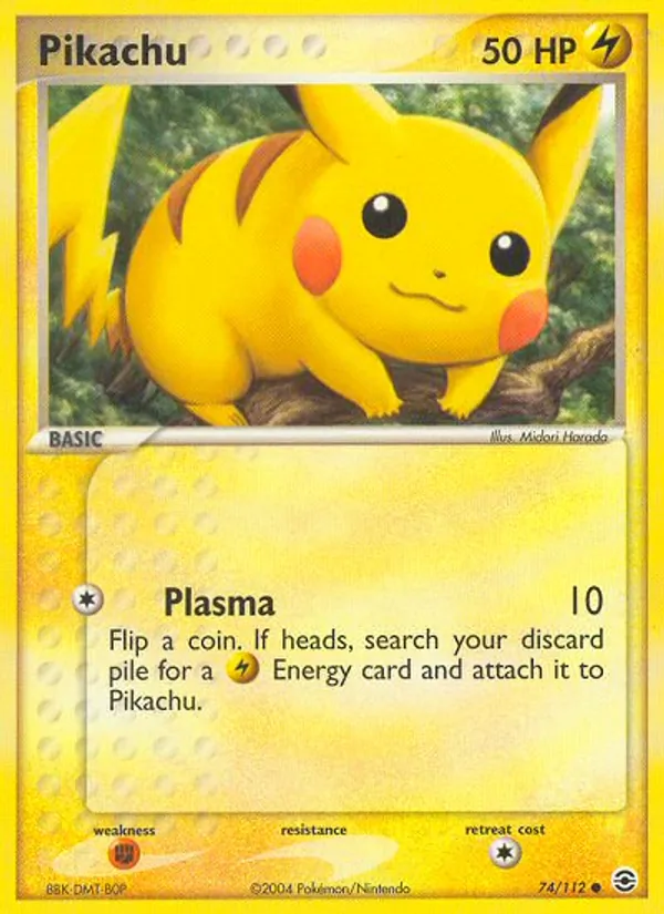 Pikachu 74/112 FireRed & LeafGreen