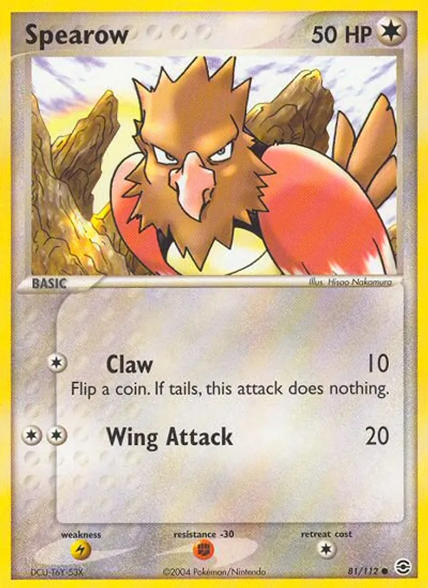 Spearow 81/112 FireRed & LeafGreen
