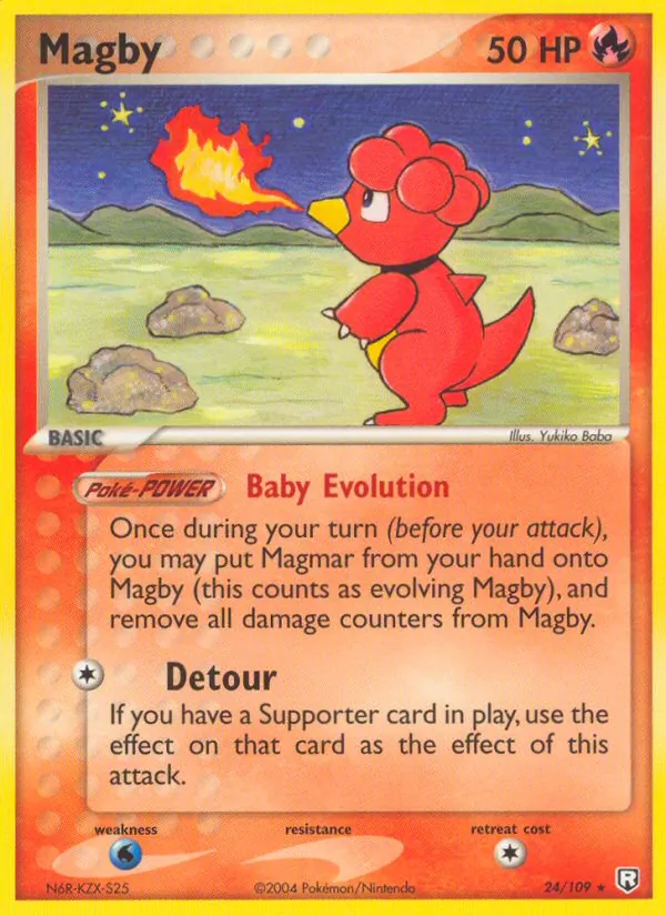 Magby 24/109 Team Rocket Returns