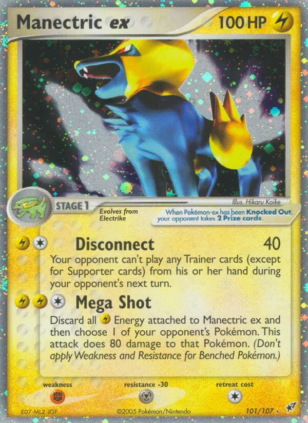 Manectric ex 101/107 Deoxys