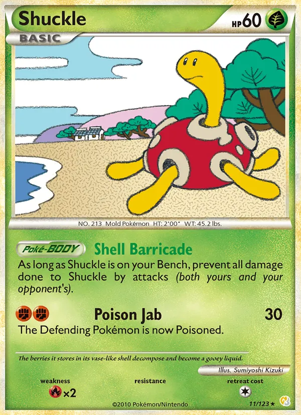 Shuckle 11/123 HeartGold SoulSilver