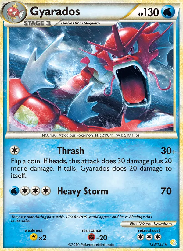 Gyarados 123/123 HeartGold SoulSilver