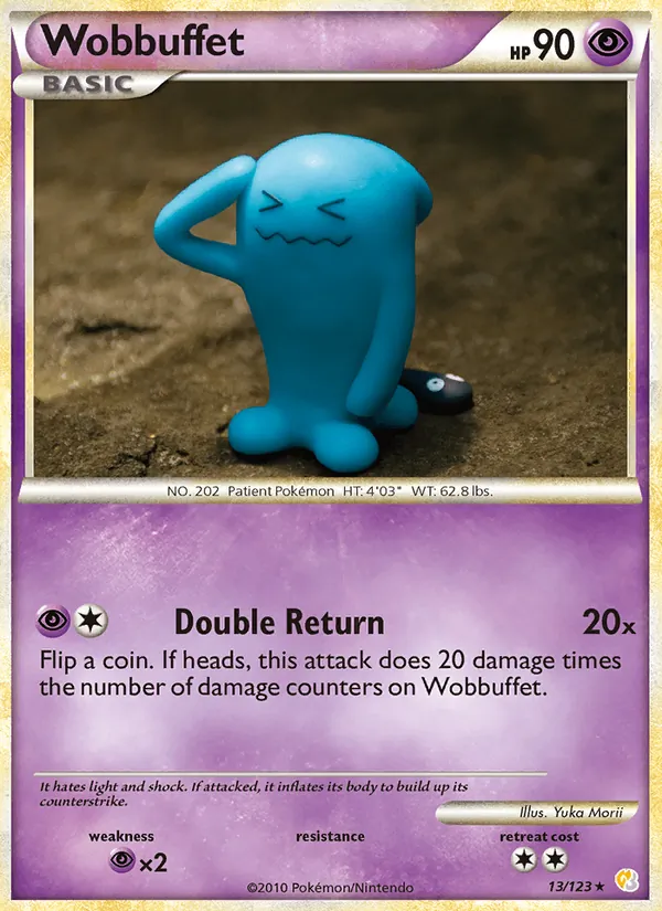 Wobbuffet 13/123 HeartGold SoulSilver