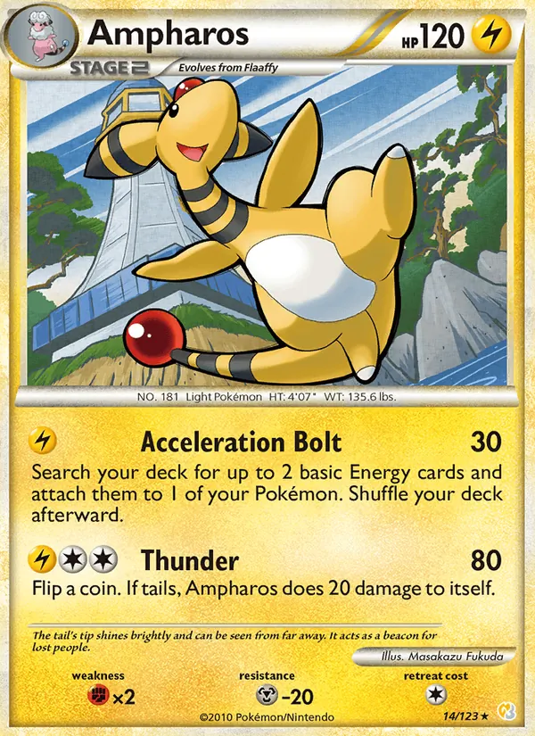 Ampharos 14/123 HeartGold SoulSilver
