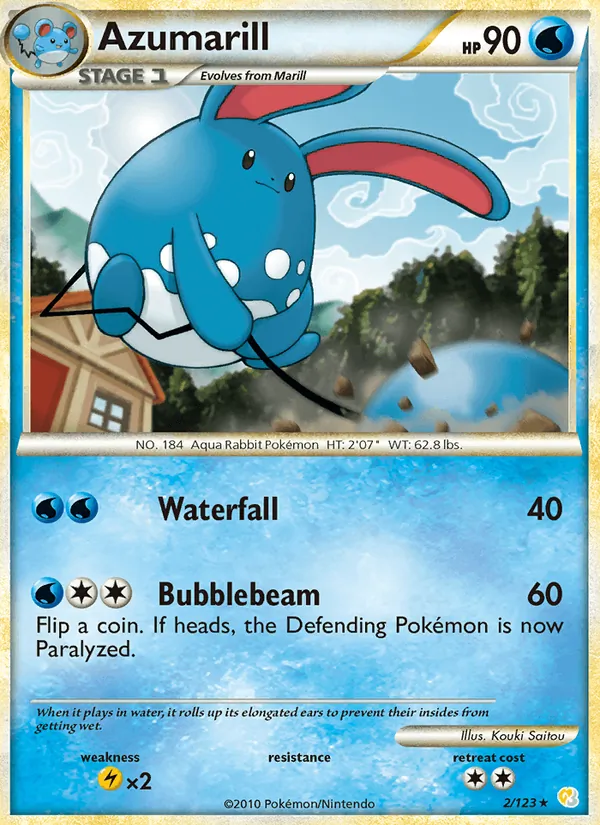 Azumarill 2/123 HeartGold SoulSilver