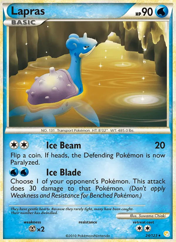 Lapras 24/123 HeartGold SoulSilver