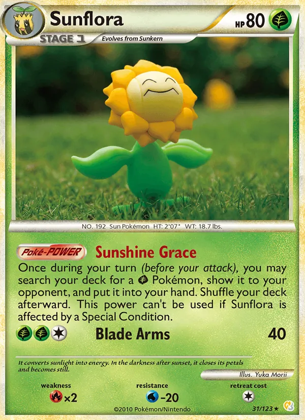 Sunflora 31/123 HeartGold SoulSilver