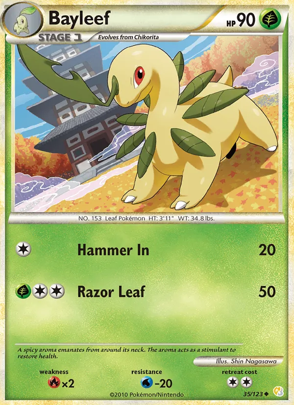 Bayleef 35/123 HeartGold SoulSilver