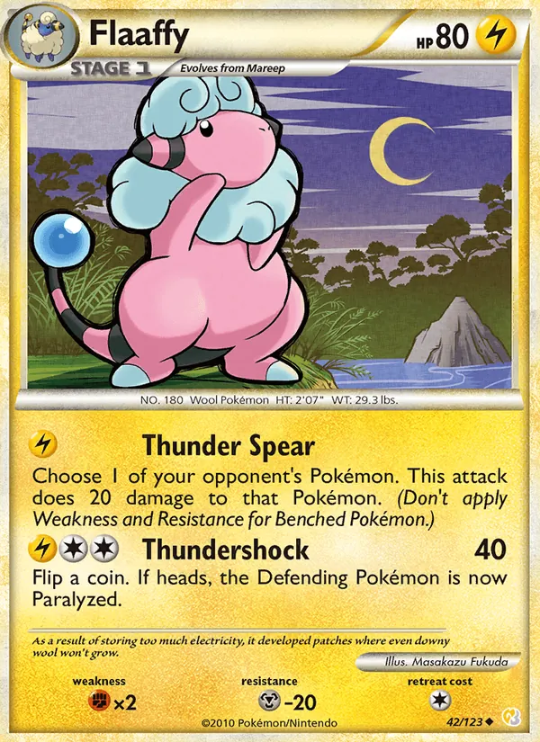 Flaaffy 42/123 HeartGold SoulSilver