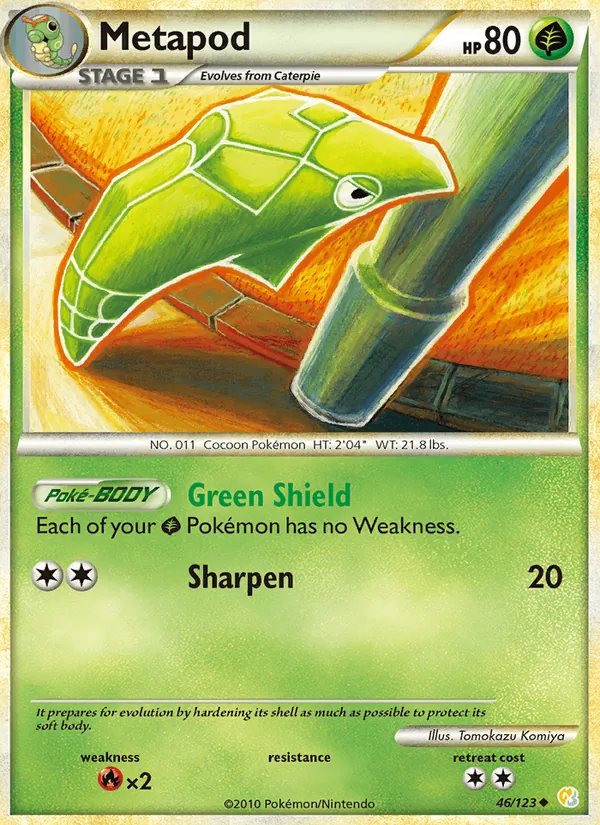 Metapod 46/123 HeartGold SoulSilver