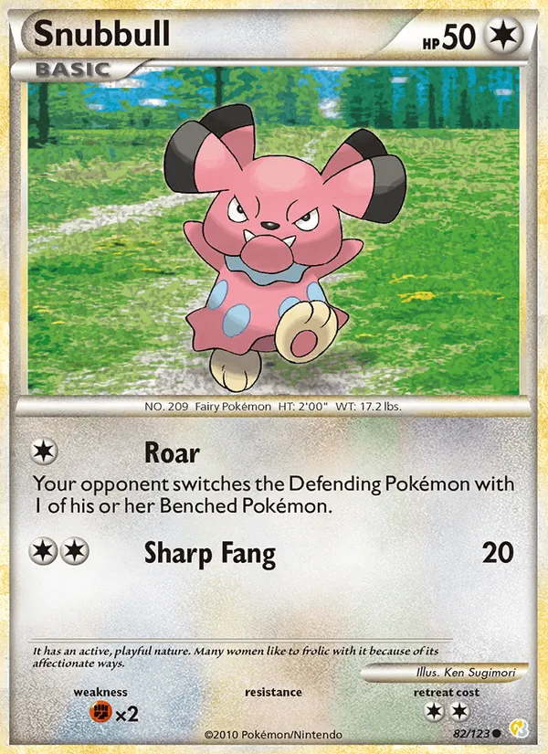 Snubbull 82/123 HeartGold SoulSilver