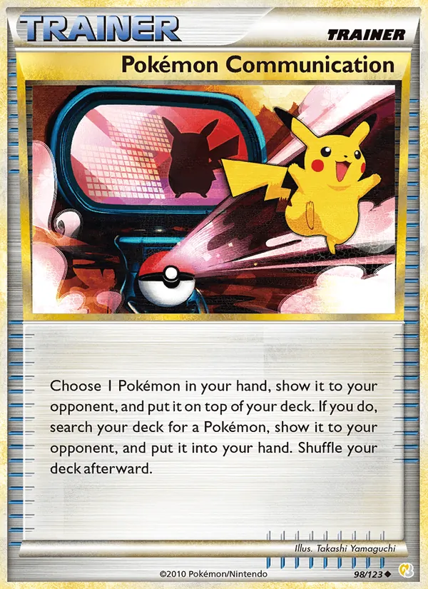 Pokémon Communication 98/123 HeartGold SoulSilver