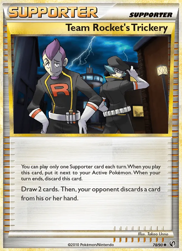 Team Rocket's Trickery 78/90 Undaunted