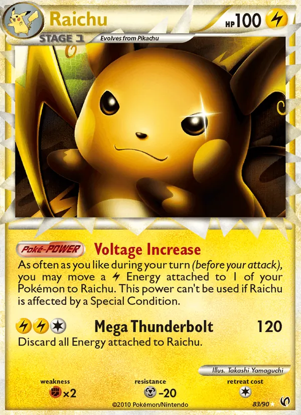 Raichu 83/90 Undaunted