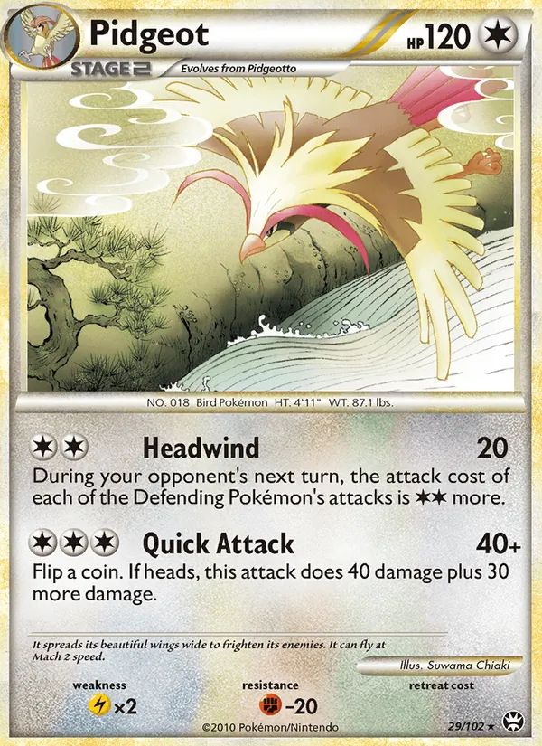 Pidgeot 29/102 Triumphant
