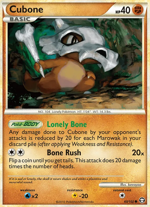 Cubone 60/102 Triumphant