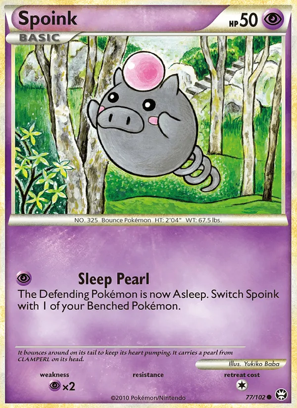 Spoink 77/102 Triumphant