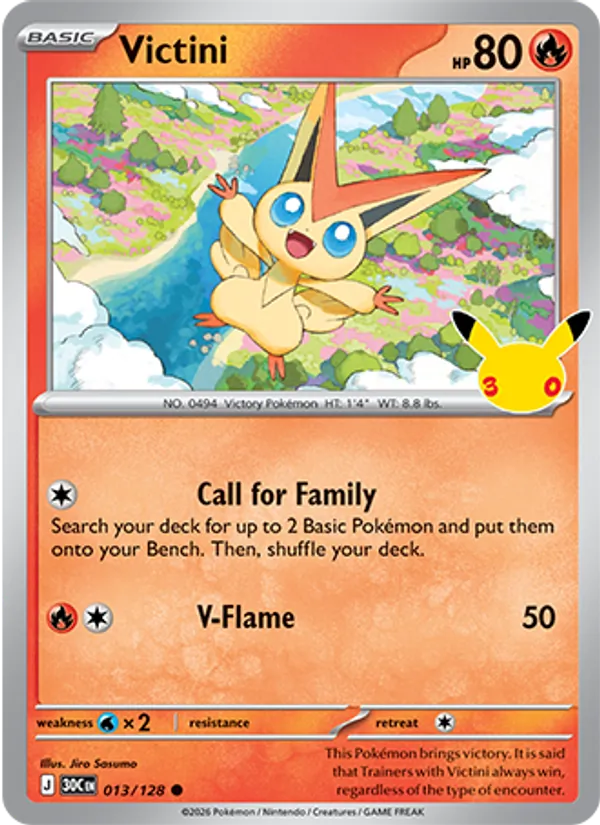 Victini 013/128 30th Celebration