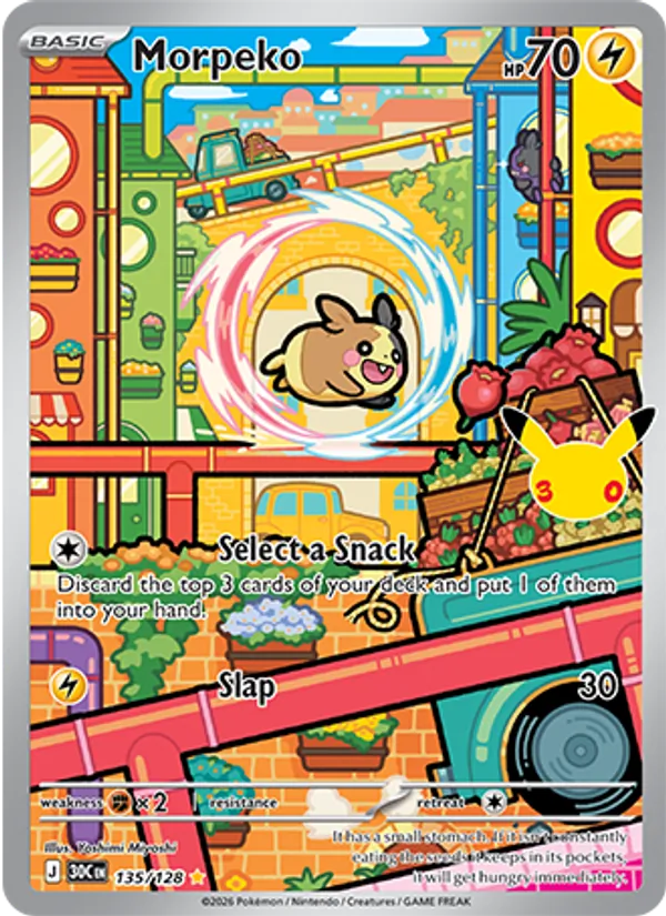 Morpeko 135/128 30th Celebration