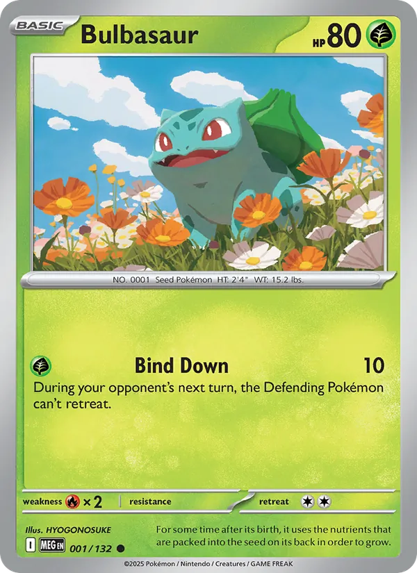 Bulbasaur 001/132 Mega Evolution