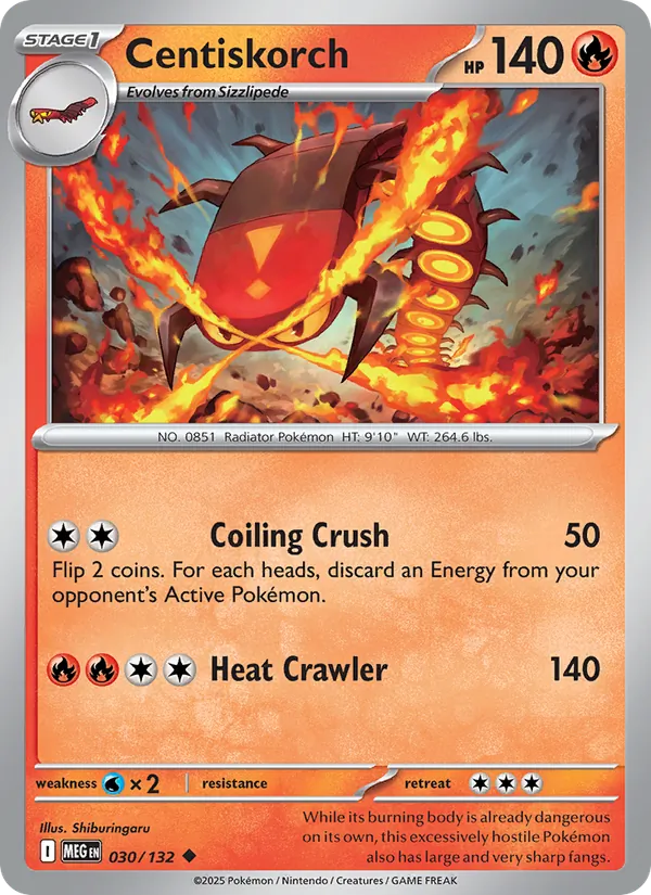 Centiskorch 030/132 Mega Evolution