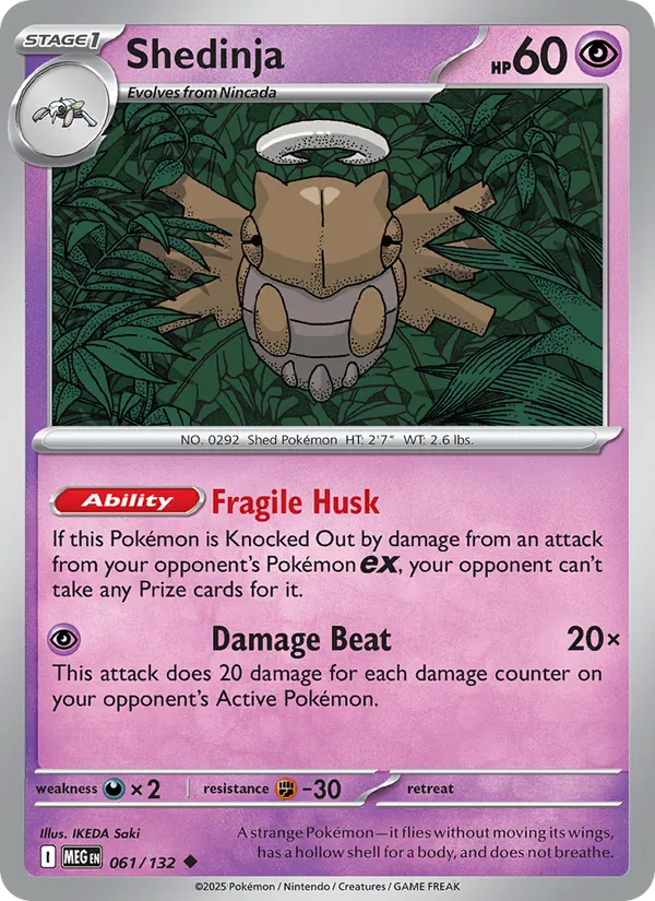 Shedinja 061/132 Mega Evolution