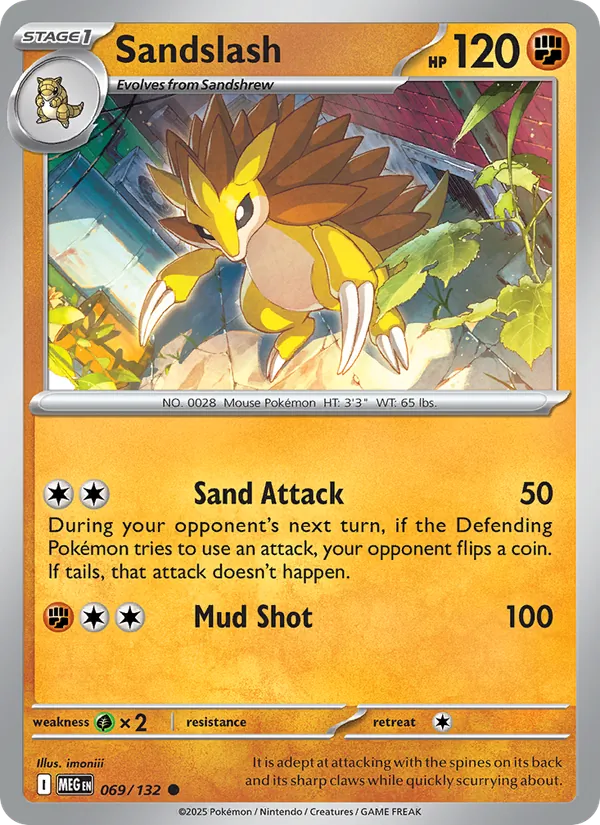 Sandslash 069/132 Mega Evolution
