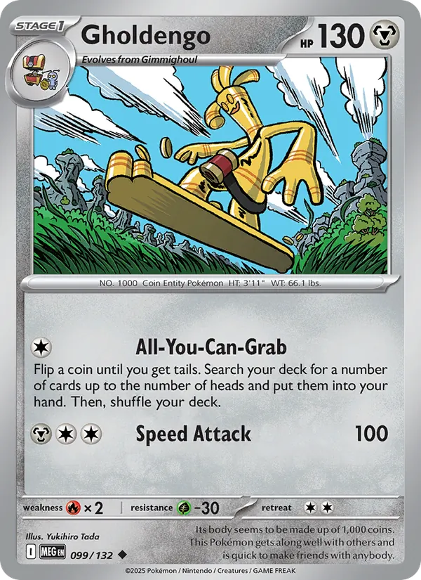 Gholdengo 099/132 Mega Evolution