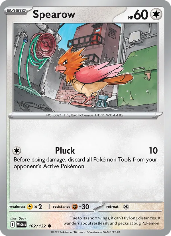 Spearow 102/132 Mega Evolution