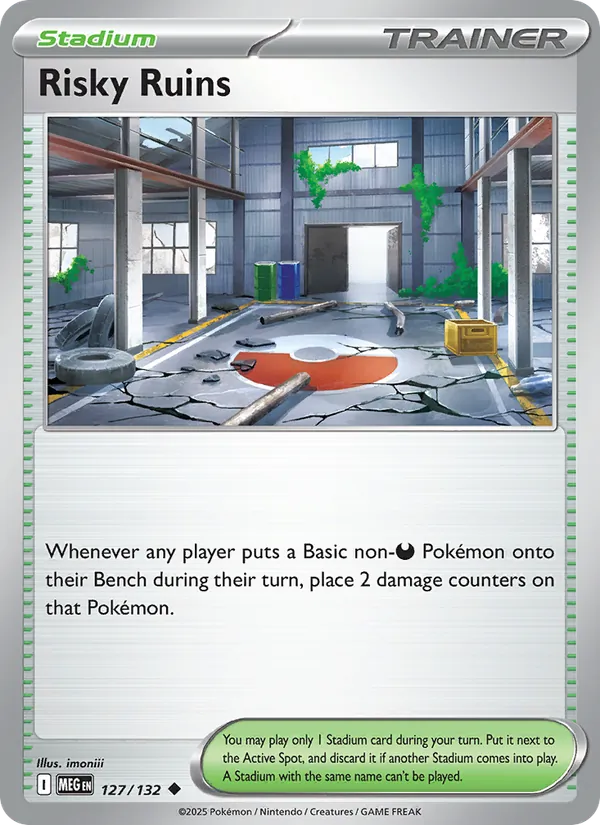 Risky Ruins 127/132 Mega Evolution