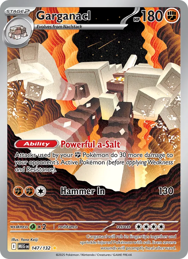 Garganacl 147/132 Mega Evolution