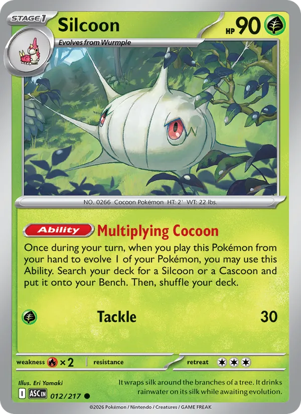 Silcoon 012/217 Ascended Heroes