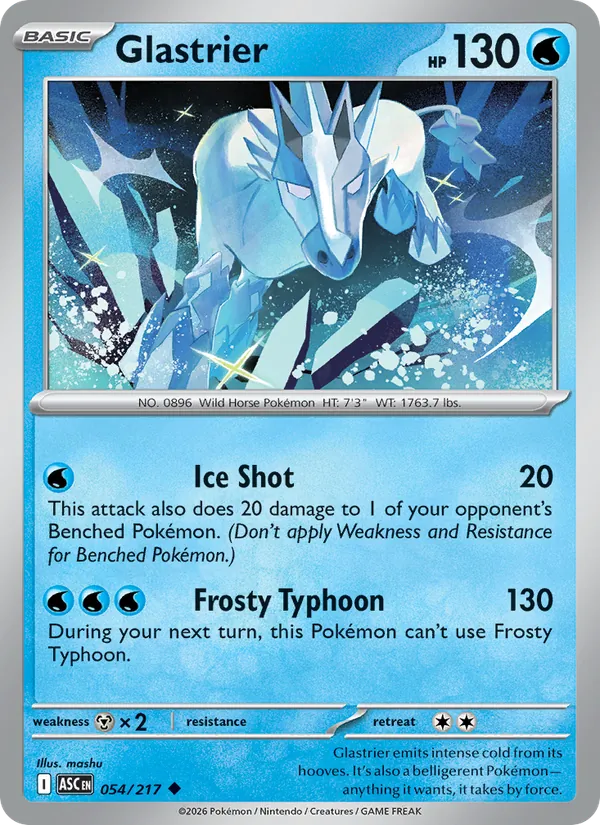 Glastrier 054/217 Ascended Heroes