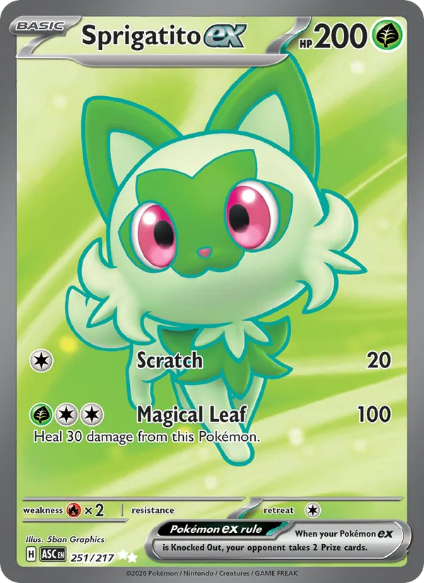 Sprigatito ex 251/217 Ascended Heroes