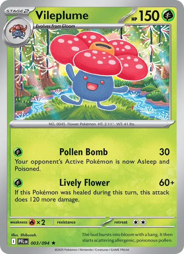 Vileplume 003/94 Phantasmal Flames