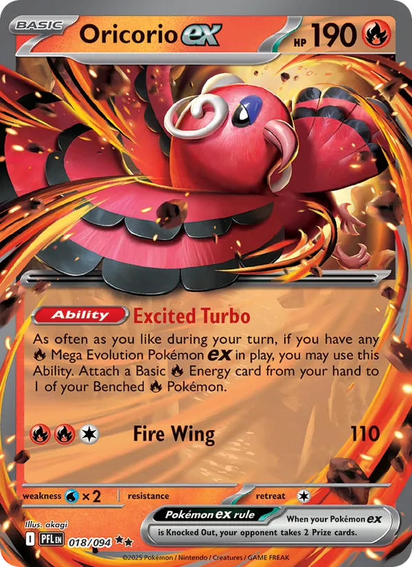 Oricorio ex 018/94 Phantasmal Flames