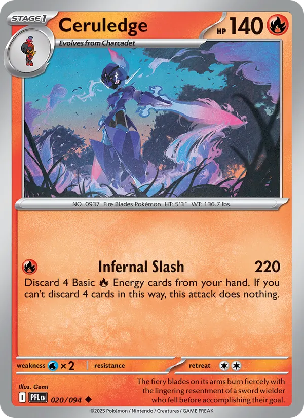 Ceruledge 020/94 Phantasmal Flames