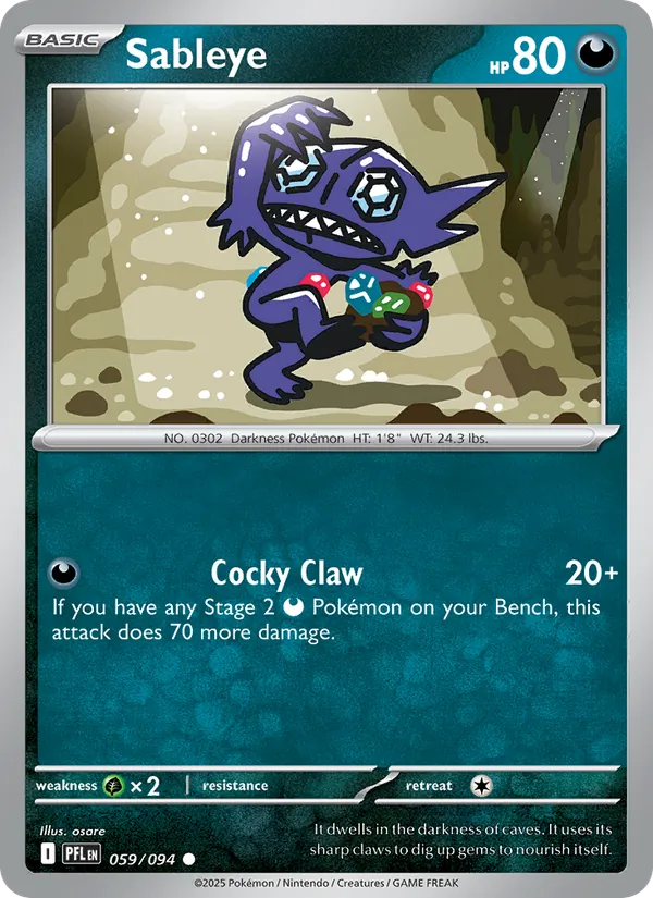Sableye 059/94 Phantasmal Flames