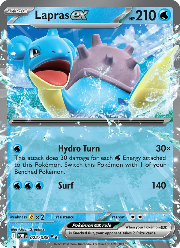Lapras ex 022/88 Perfect Order