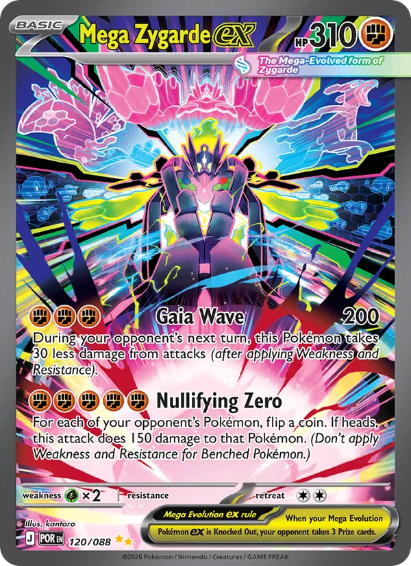 Mega Zygarde ex 120/88 Perfect Order