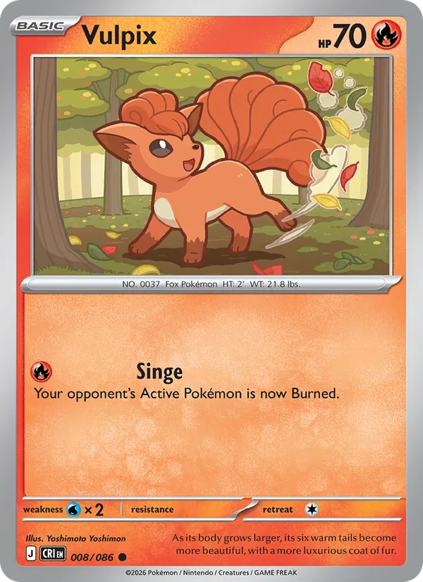Vulpix 008/86 Chaos Rising