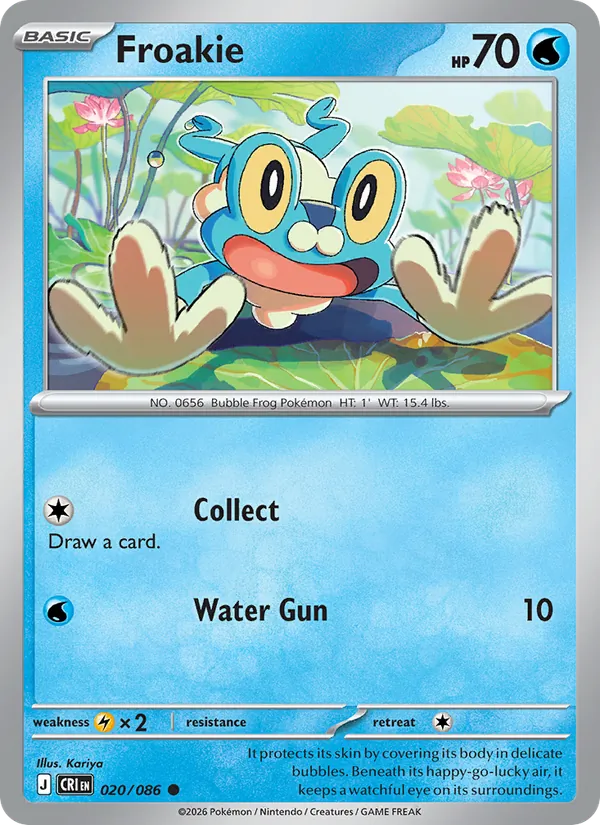 Froakie 020/86 Chaos Rising