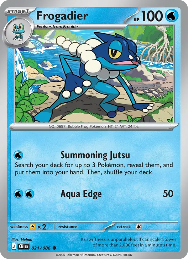 Frogadier 021/86 Chaos Rising