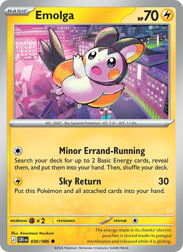 Emolga 030/86 Chaos Rising