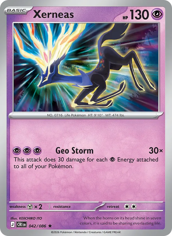 Xerneas 042/86 Chaos Rising
