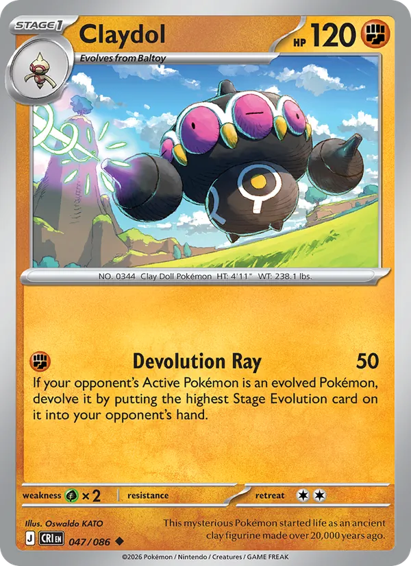 Claydol 047/86 Chaos Rising