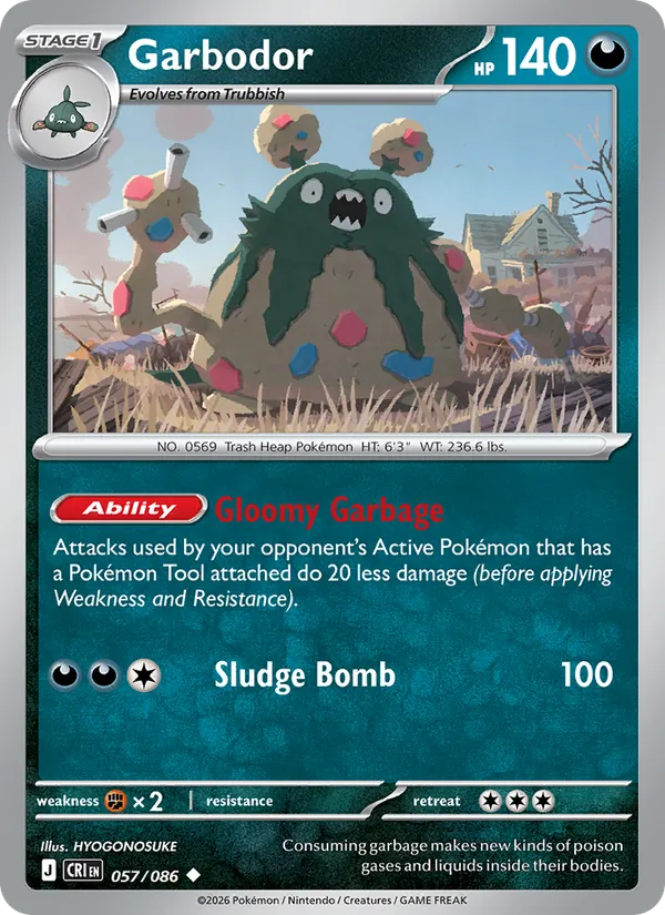 Garbodor 057/86 Chaos Rising